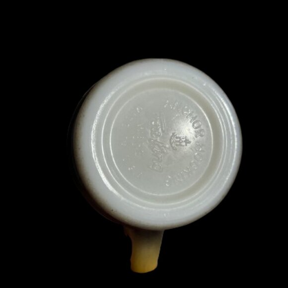 Vintage Anchor Hocking Fire King Single Yellow & Brown Stackable Mug - Picture 3 of 3